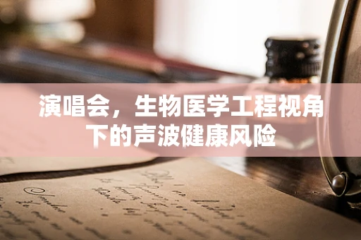 演唱会，生物医学工程视角下的声波健康风险