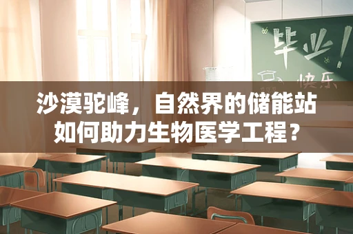沙漠驼峰，自然界的储能站如何助力生物医学工程？