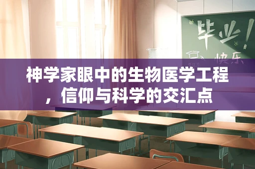 神学家眼中的生物医学工程，信仰与科学的交汇点