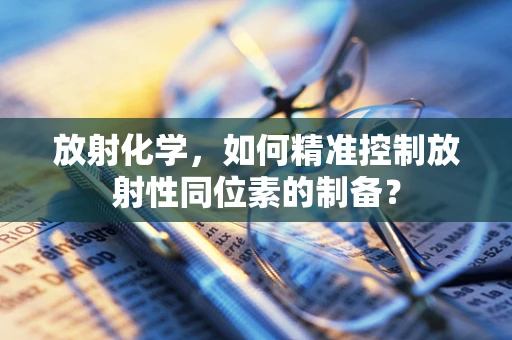 放射化学，如何精准控制放射性同位素的制备？