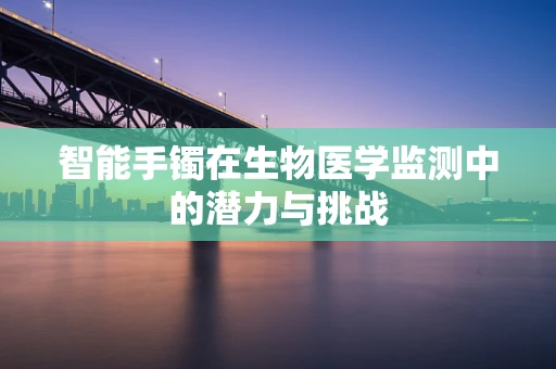 智能手镯在生物医学监测中的潜力与挑战