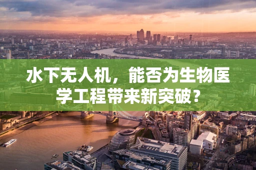 水下无人机，能否为生物医学工程带来新突破？