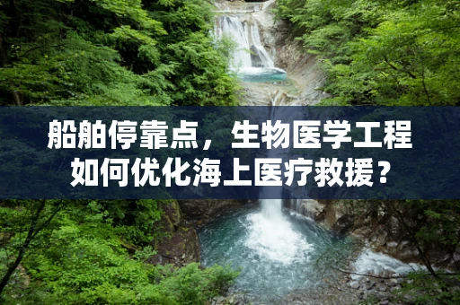 船舶停靠点，生物医学工程如何优化海上医疗救援？