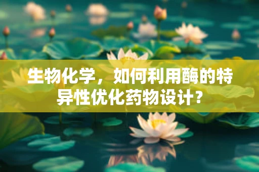 生物化学，如何利用酶的特异性优化药物设计？
