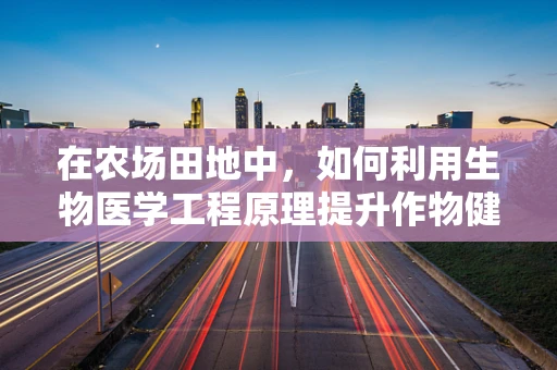 在农场田地中，如何利用生物医学工程原理提升作物健康与产量？
