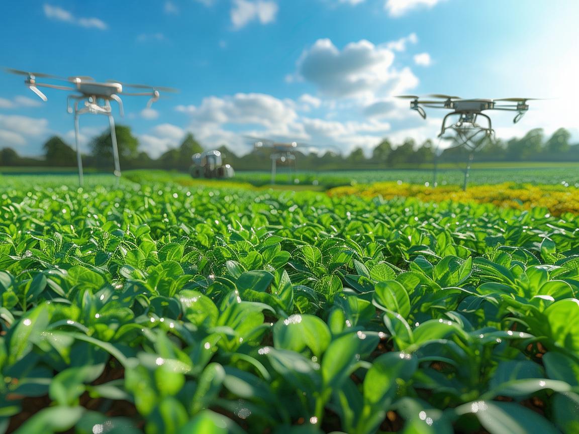 在农场田地中，如何利用生物医学工程技术提升作物健康与产量？