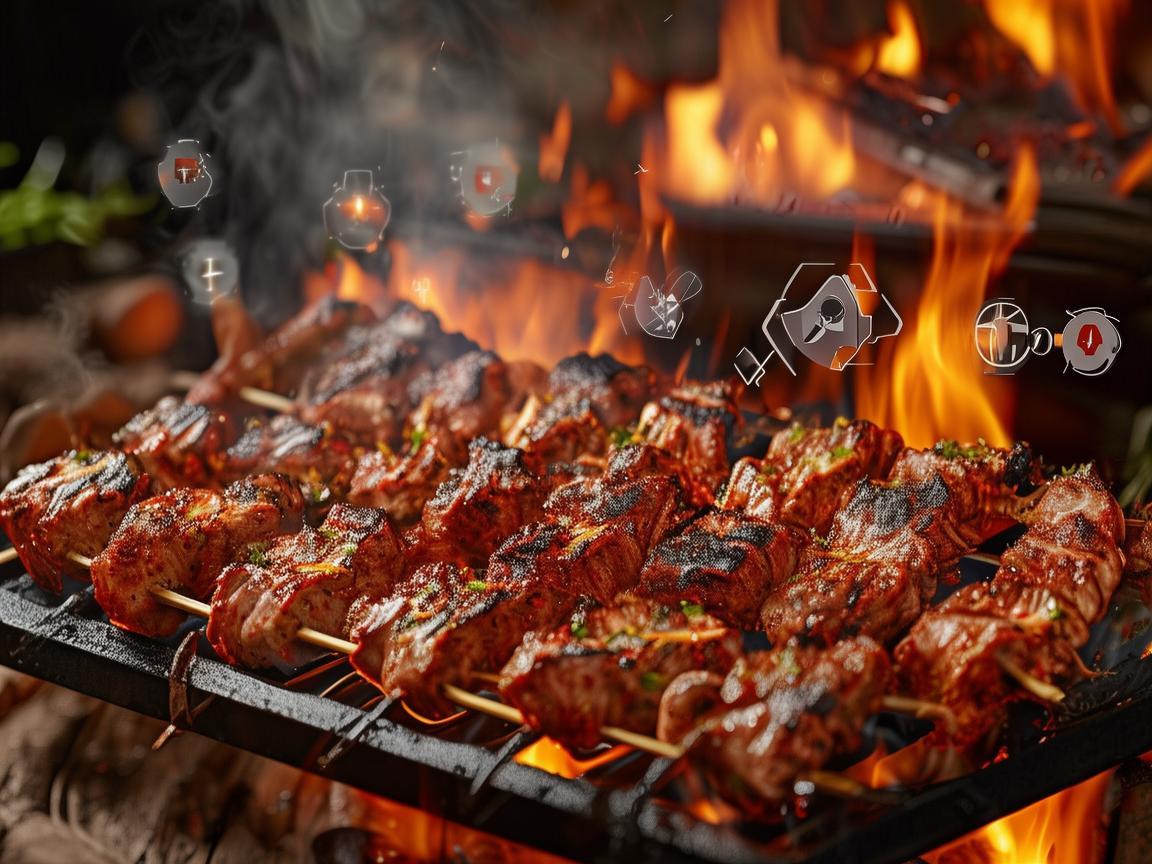 烤肉串，生物医学视角下的健康风险与安全考量