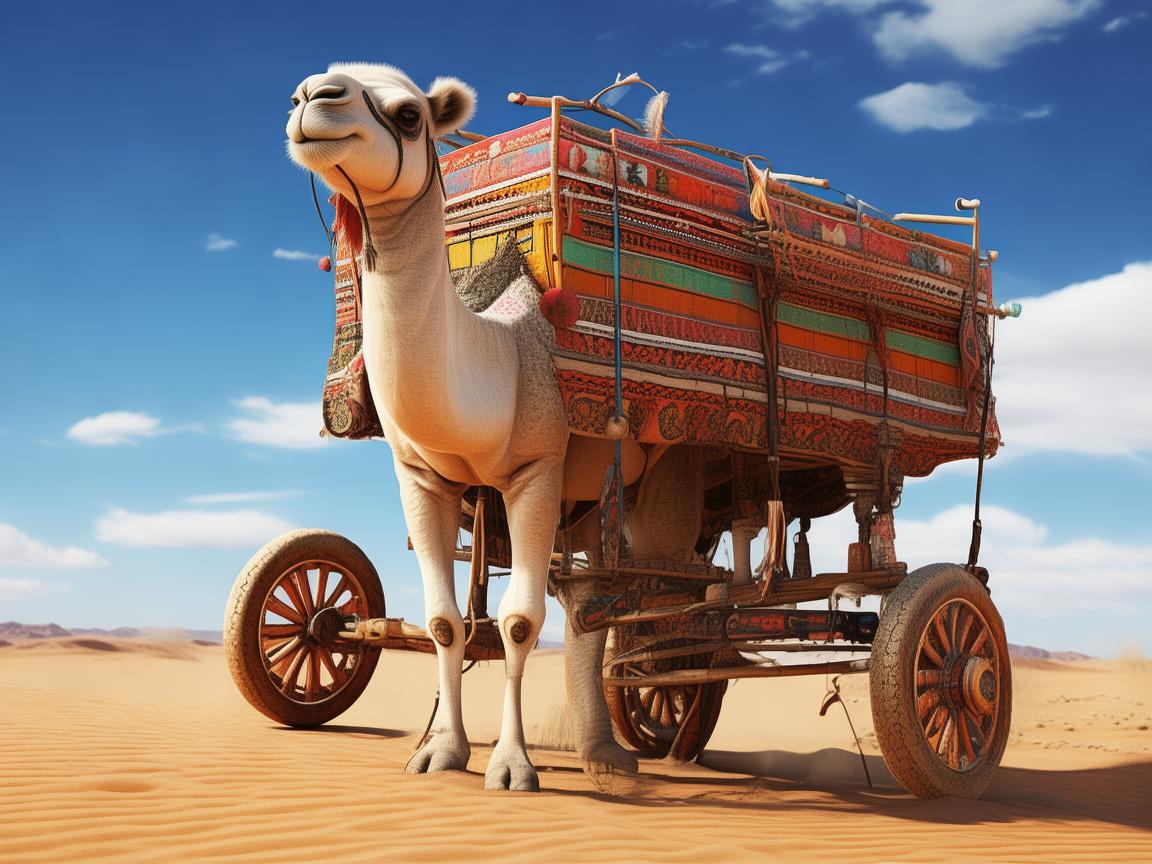 骆驼车，沙漠中的奇迹运输工具，其工作原理与生物医学工程有何异曲同工之处？